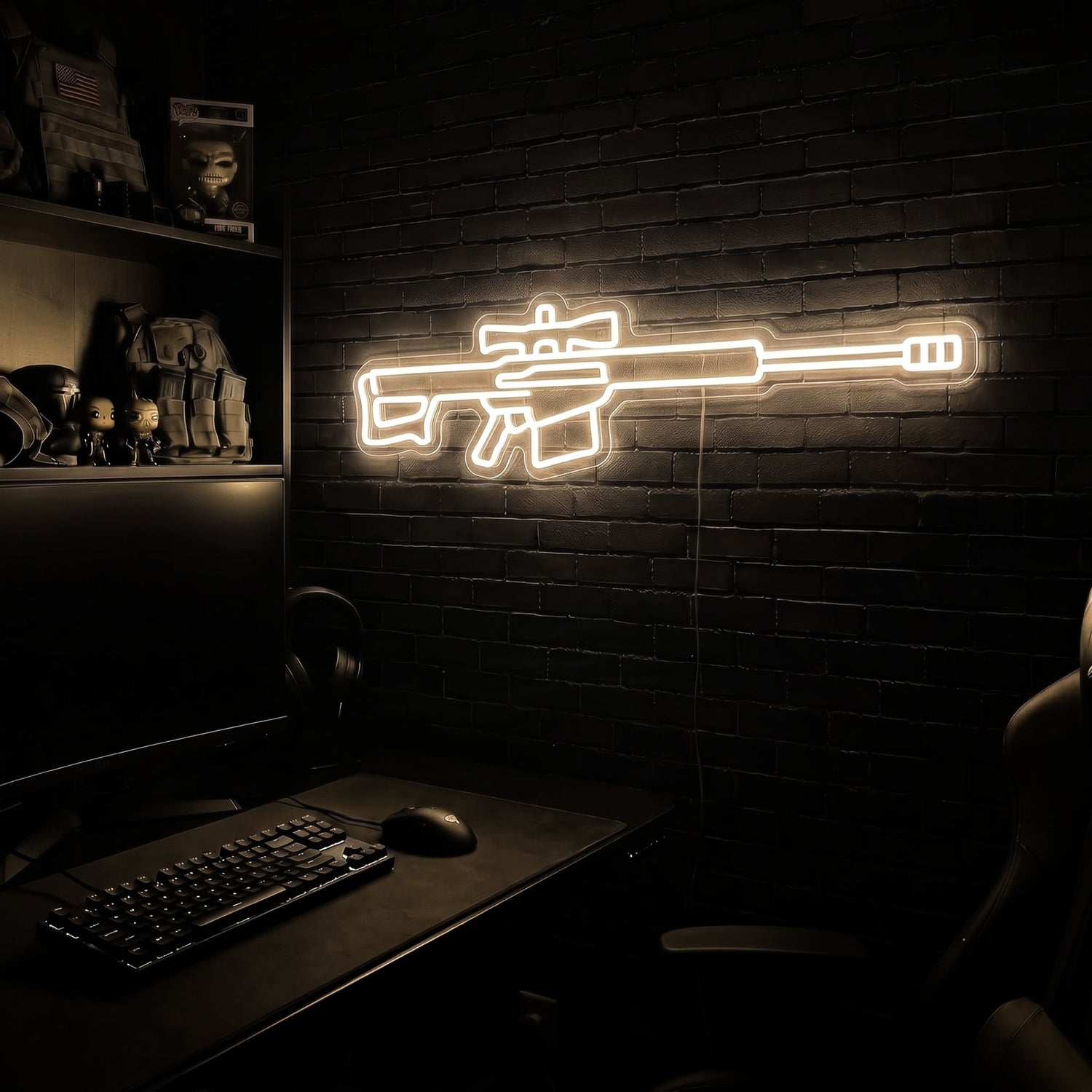 Barrett 50 premium LED neon sign - Warm White