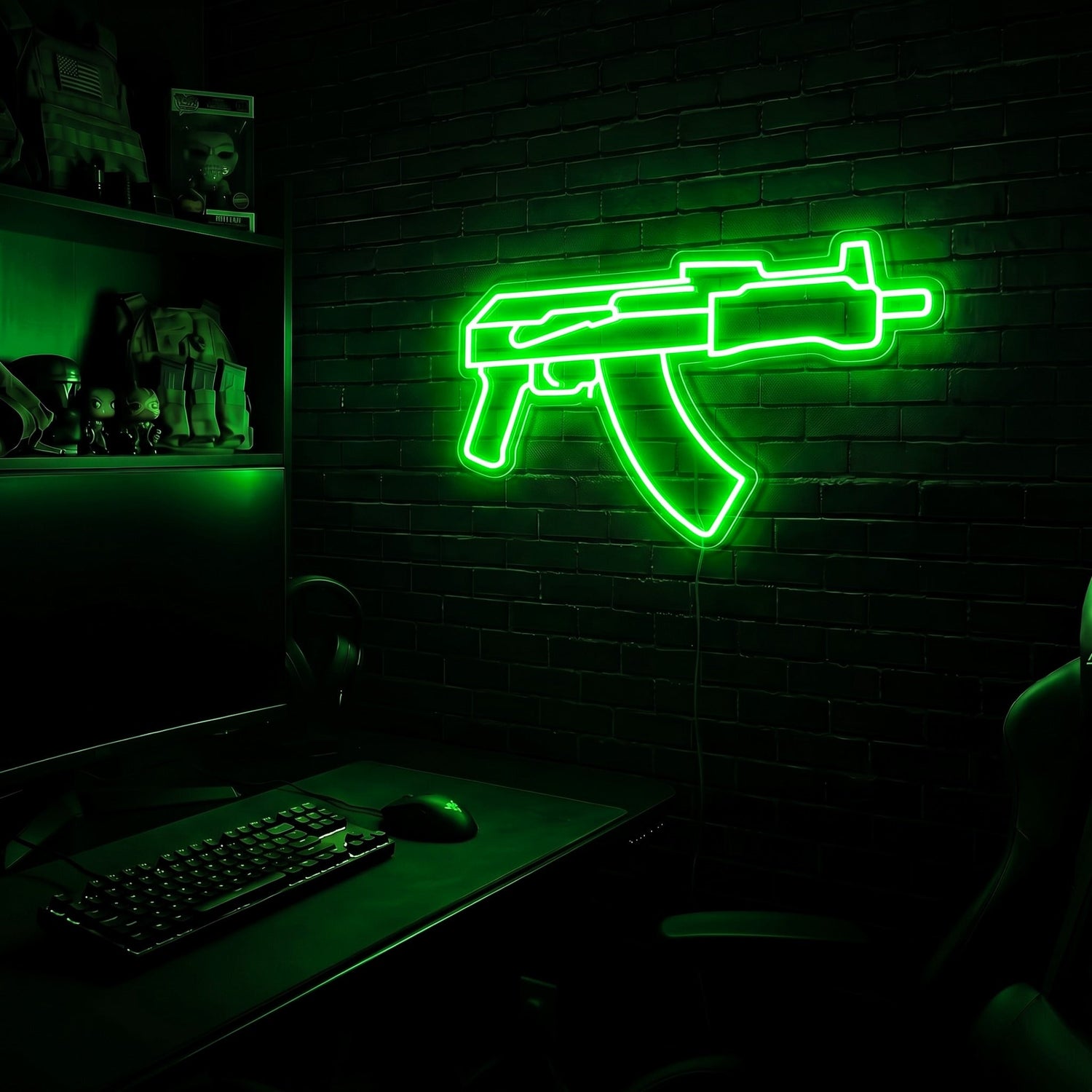 Draco premium LED neon sign - Green