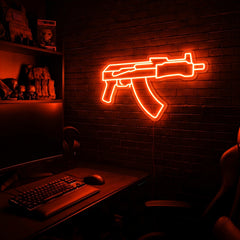 Draco premium LED neon sign - Orange