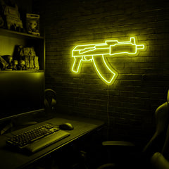 Draco premium LED neon sign - Yellow