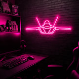 F22 Raptor premium LED neon sign - Pink
