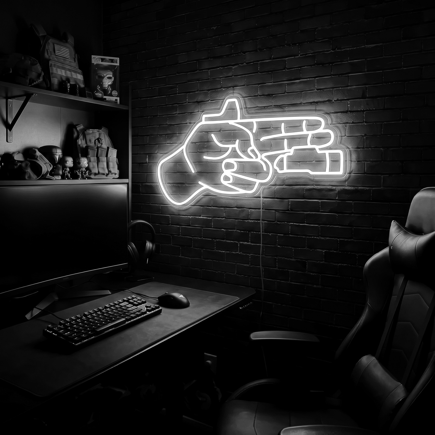Finger Gun - Premium LED Neon Sign
