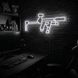 Flux Raider premium LED neon sign - Cool White