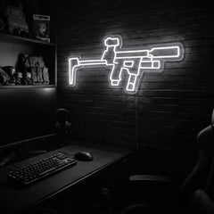 Flux Raider premium LED neon sign - Cool White
