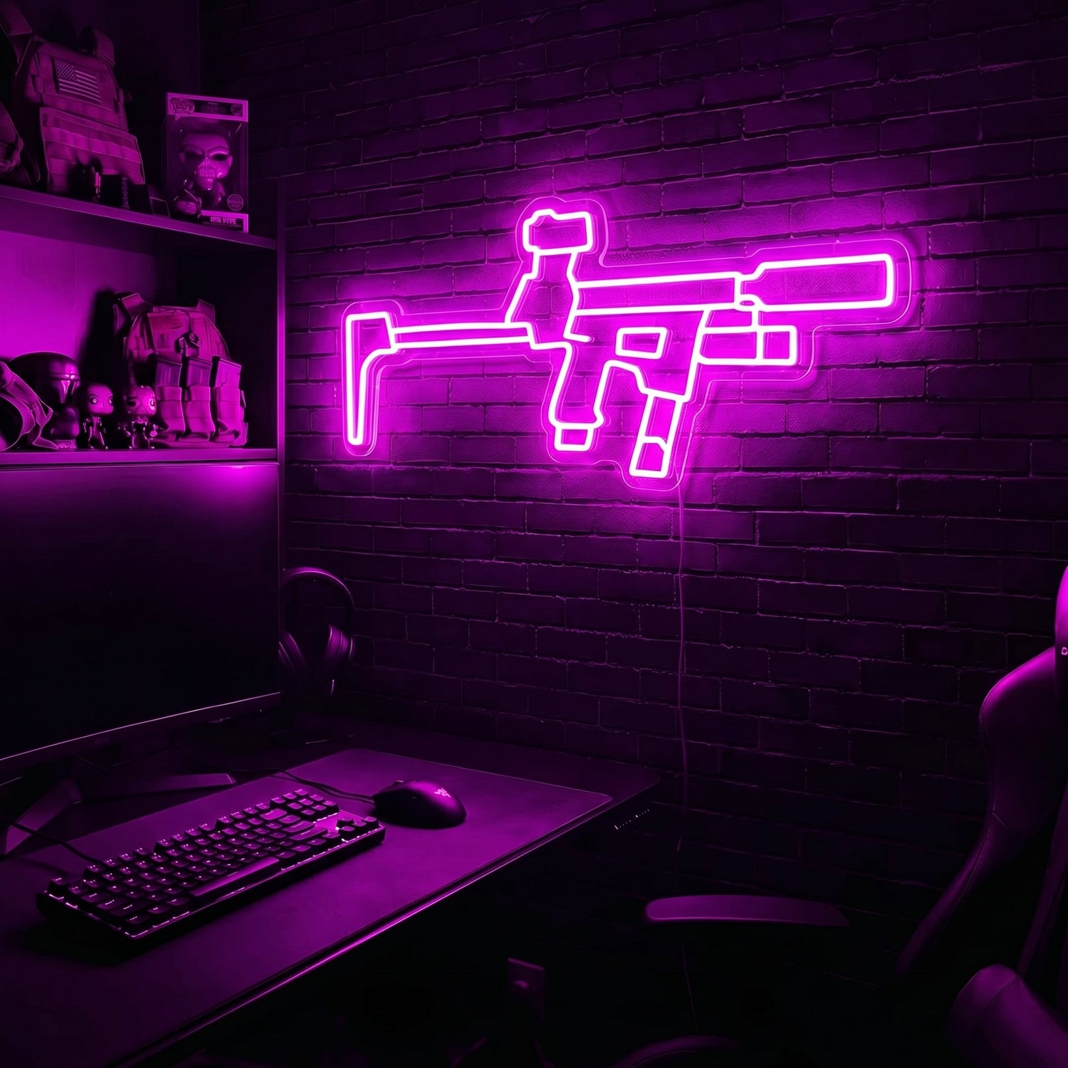 Flux Raider premium LED neon sign - Pink
