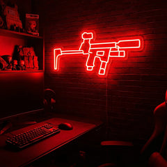 Flux Raider premium LED neon sign - Red