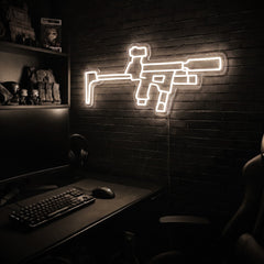 Flux Raider premium LED neon sign - Warm White