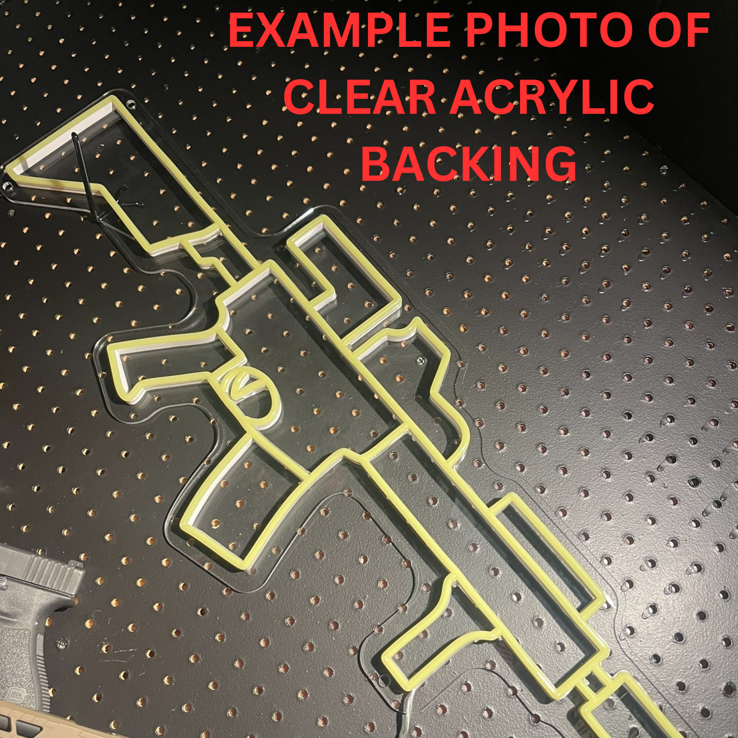 M2 Browning - Neon Sign (RGB LED)