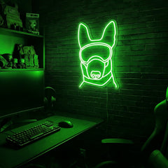 K9 premium LED neon sign - Green