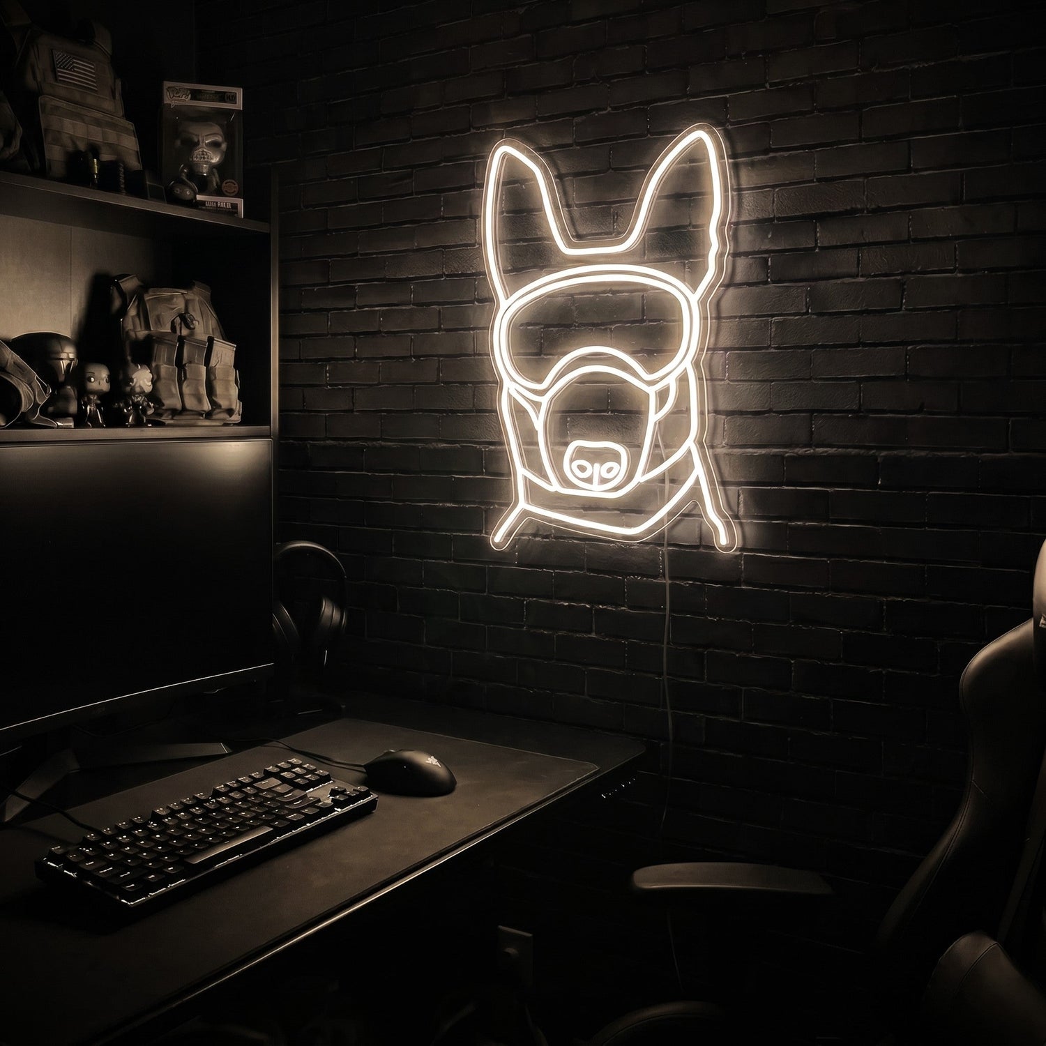 K9 premium LED neon sign - Warm White