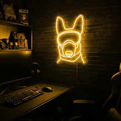 K9 premium LED neon sign - Yellow