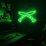 Kukri premium LED neon sign - Green