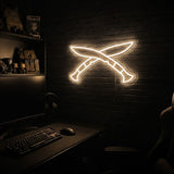Kukri premium LED neon sign - Warm White