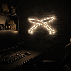 Kukri premium LED neon sign - Warm White