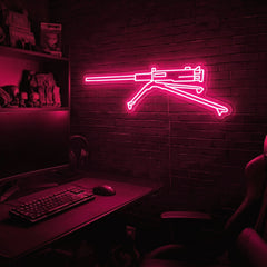 M2 Browning premium LED neon sign - Pink