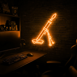 Mortar premium LED neon sign - Orange