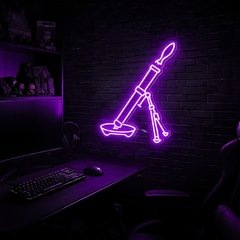 Mortar premium LED neon sign - Purple