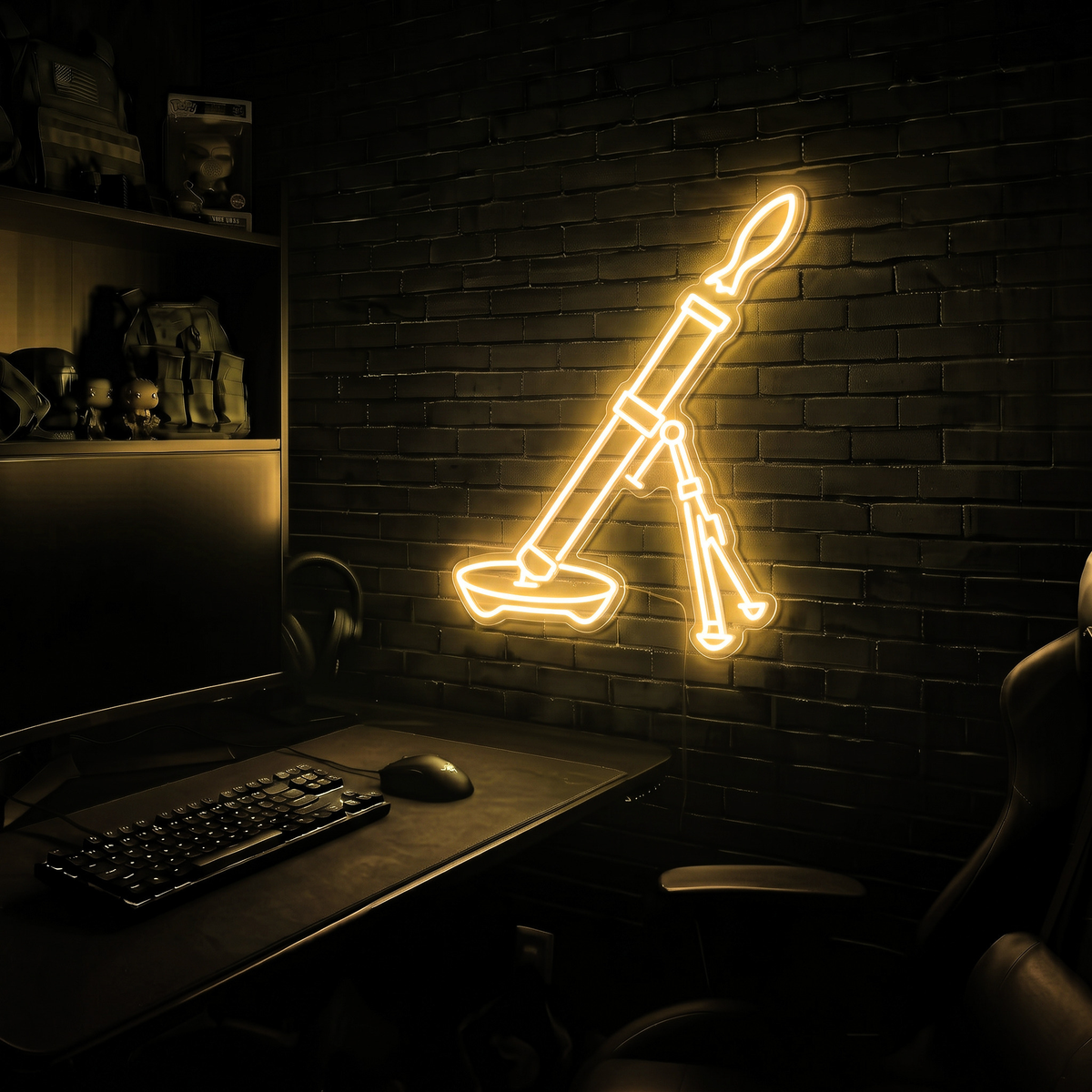 Mortar premium LED neon sign - Warm White
