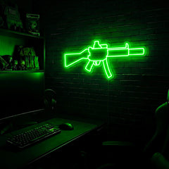 MP5 SD premium LED neon sign - Green