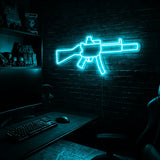 MP5 SD premium LED neon sign - Ice Blue