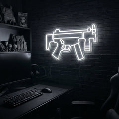 MP5K premium LED neon sign - Cool White