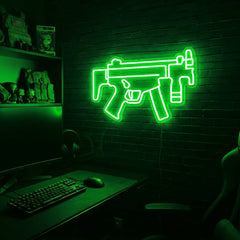 MP5K premium LED neon sign - Green