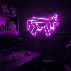 MP5K premium LED neon sign - Purple