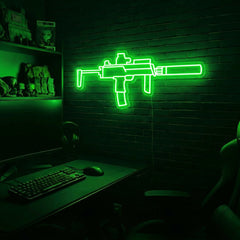 MP7 premium LED neon sign - Green