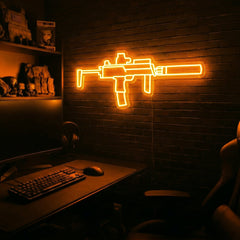 MP7 premium LED neon sign - Orange