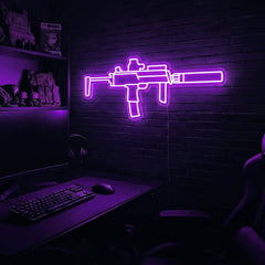 MP7 premium LED neon sign - Purple