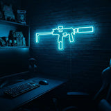 MP9 premium LED neon sign - Ice Blue