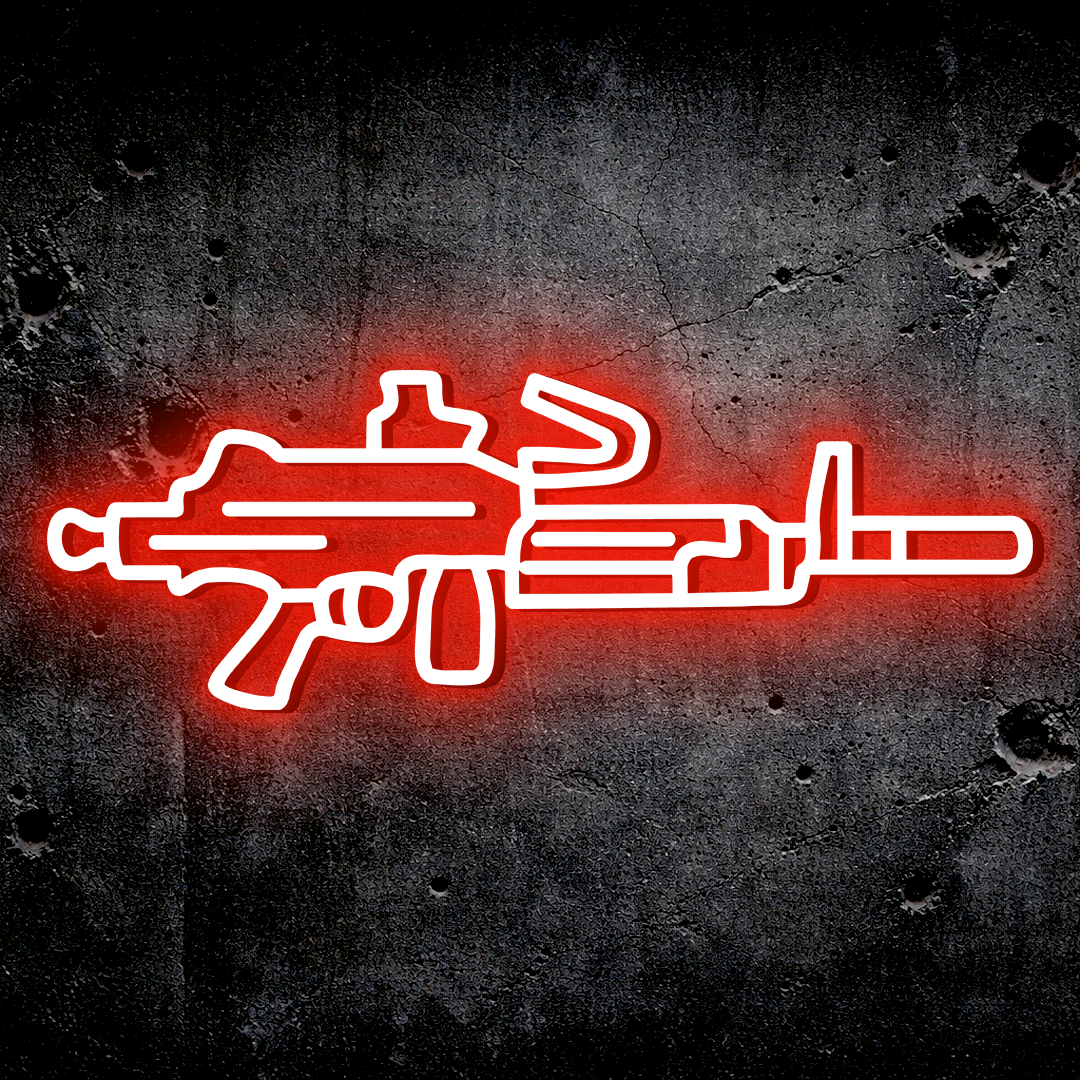 M249 SAW LED Sign – TacArtCo MINI