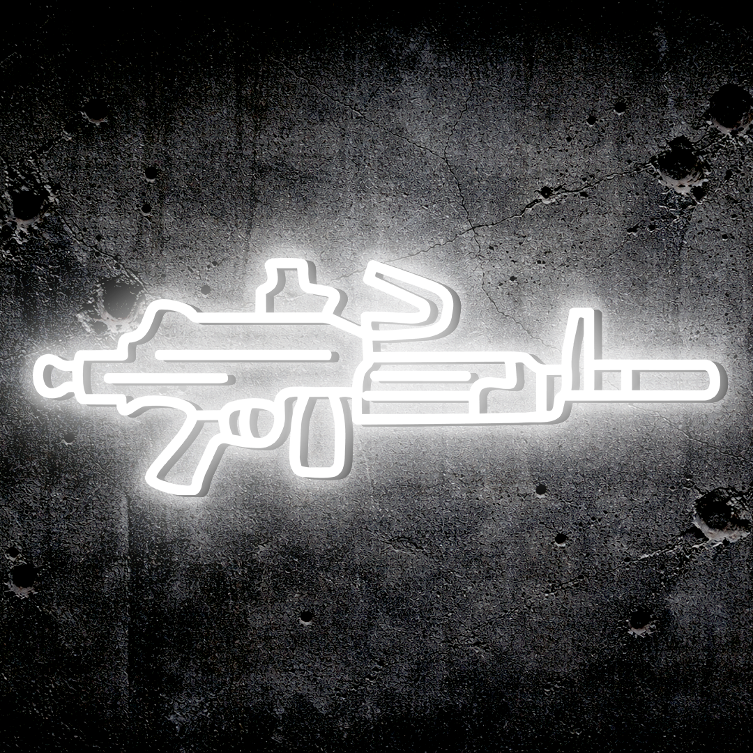 M249 SAW LED Sign – TacArtCo MINI