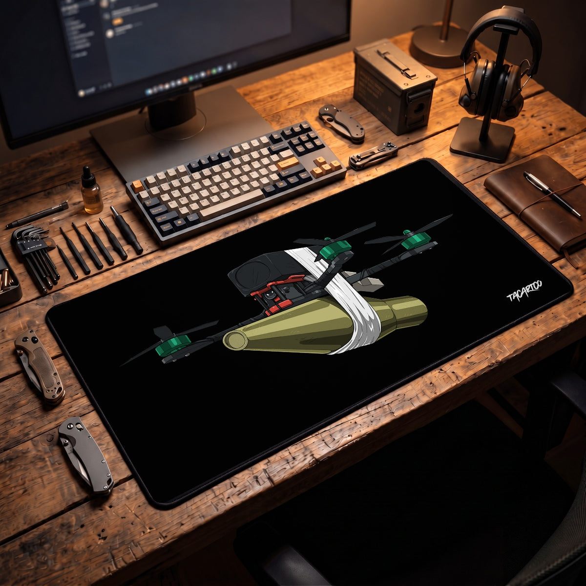FPV Drone - Desk Mat lifestyle mockup