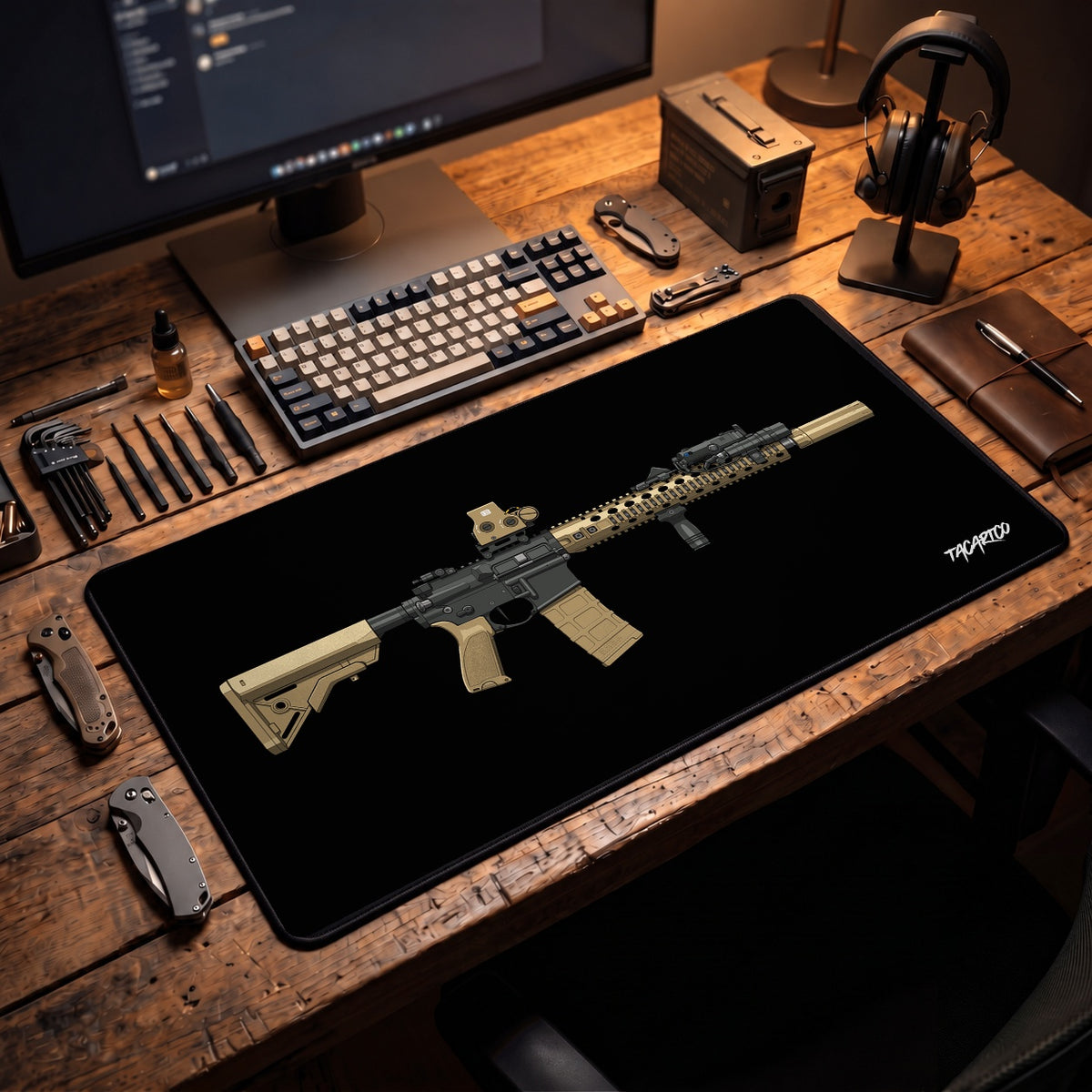 M4A1 Block II - Desk Mat lifestyle cover