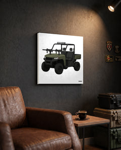 UTV Technical - Canvas Print (White Background) square lifestyle mockup