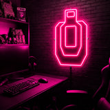 Target Silhouette premium LED neon sign - Pink