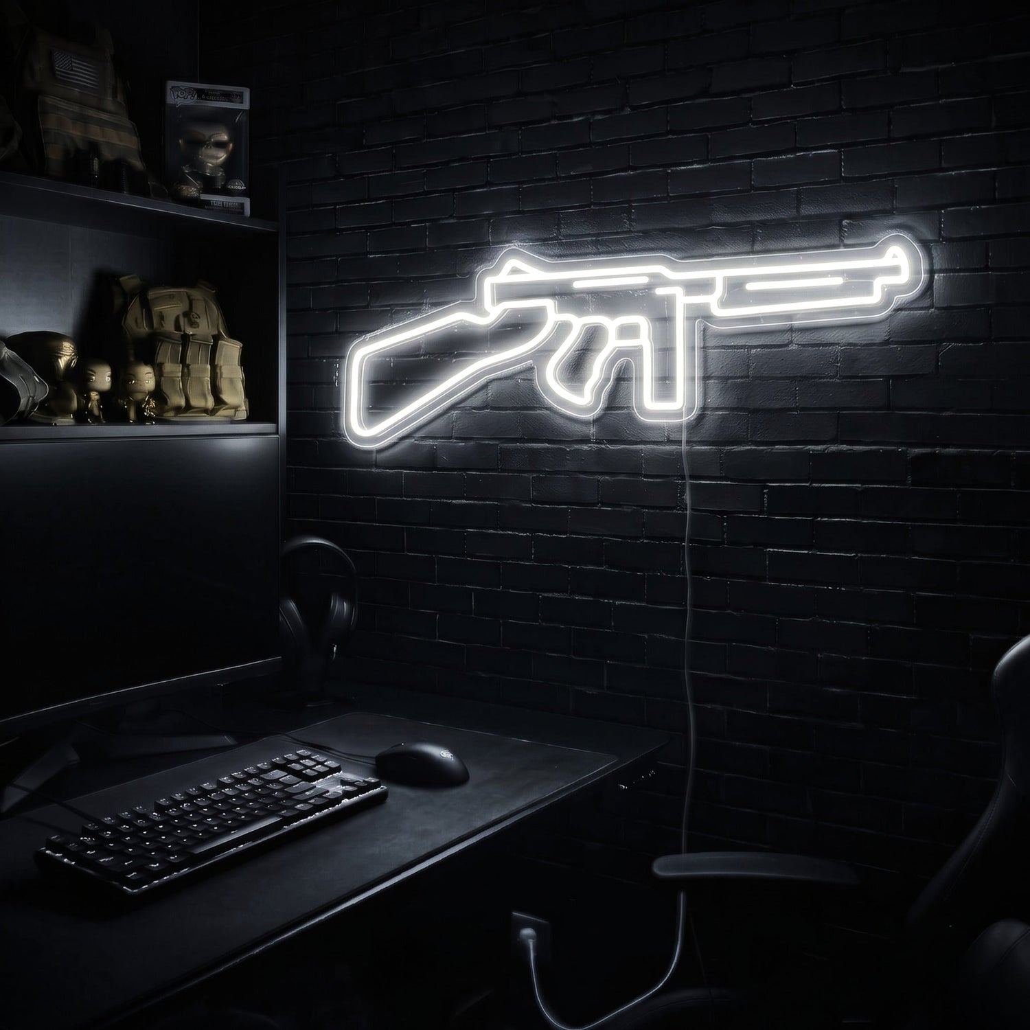 Tommy Gun - Premium LED Neon Sign