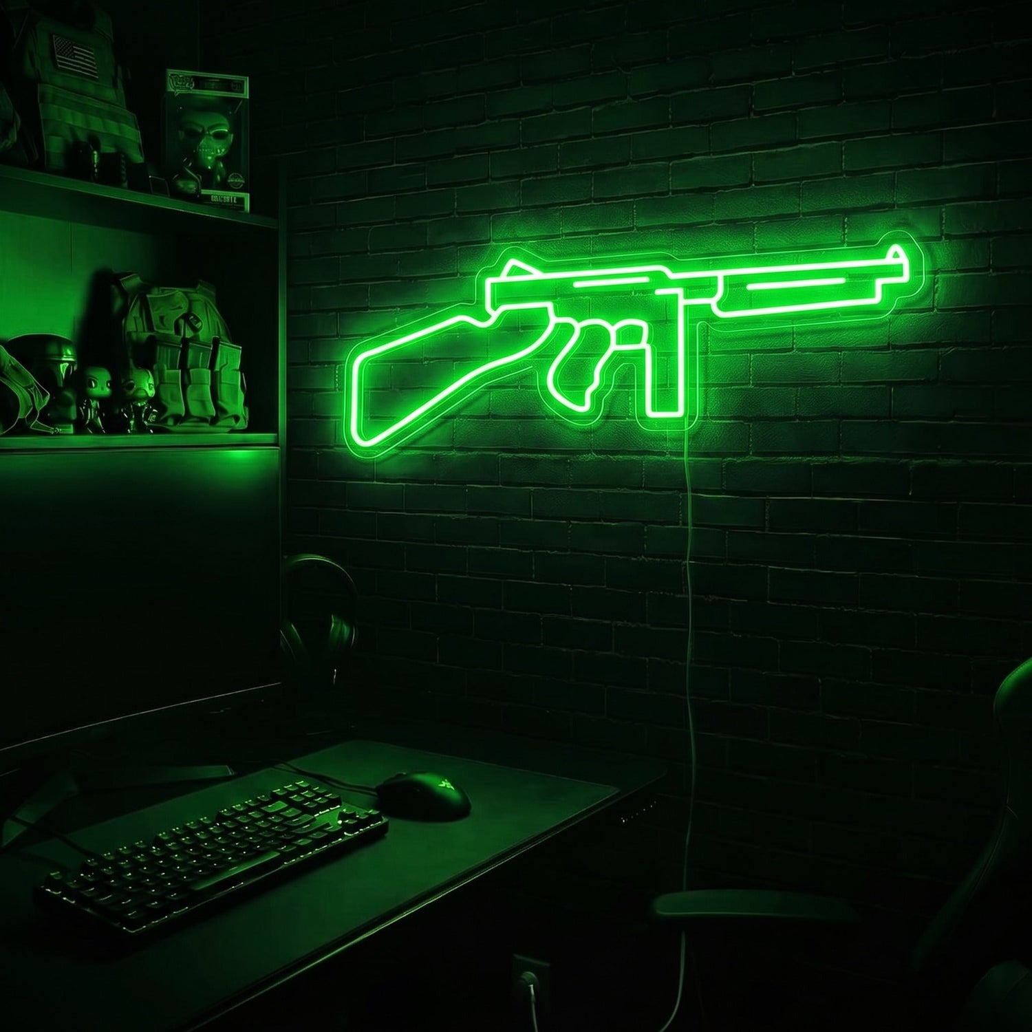 Tommy Gun - Premium LED Neon Sign