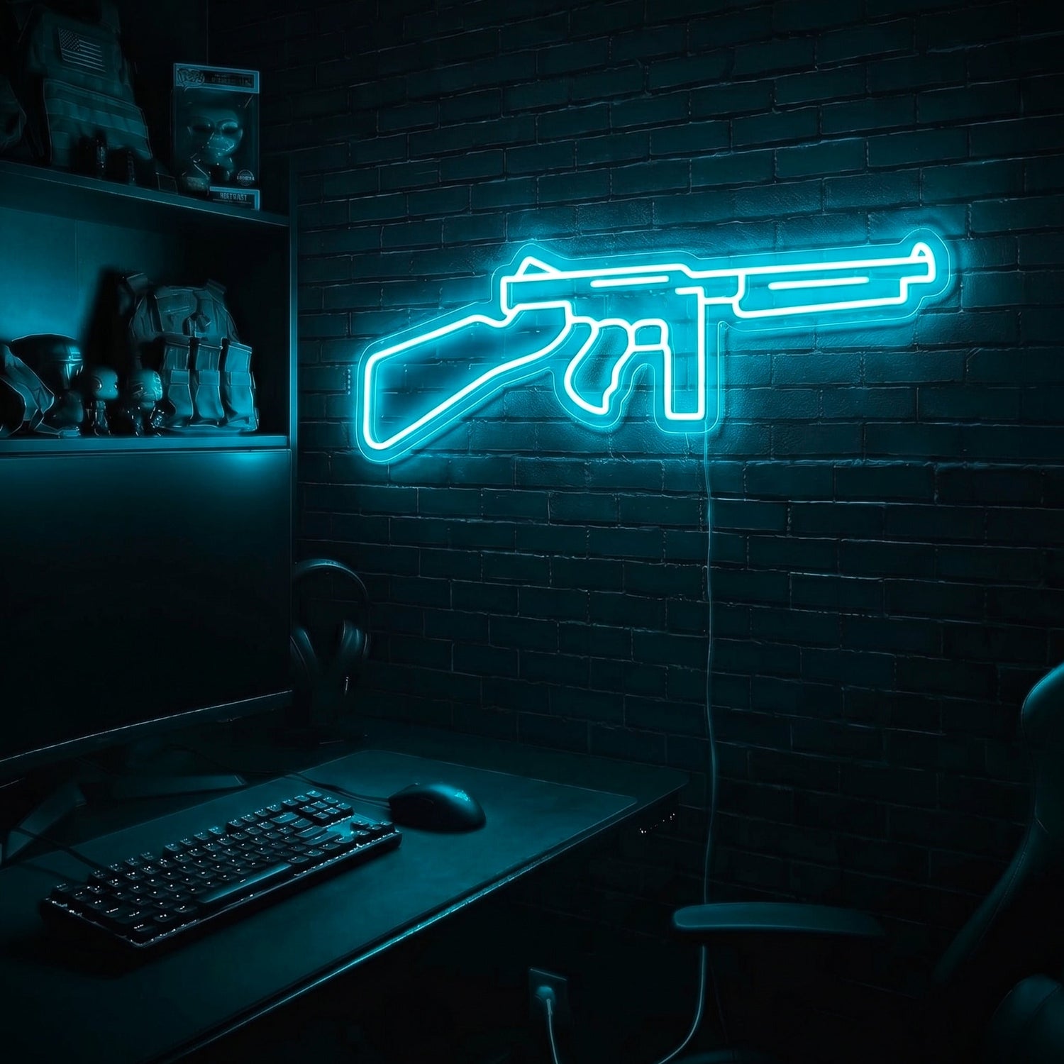 Tommy Gun - Premium LED Neon Sign