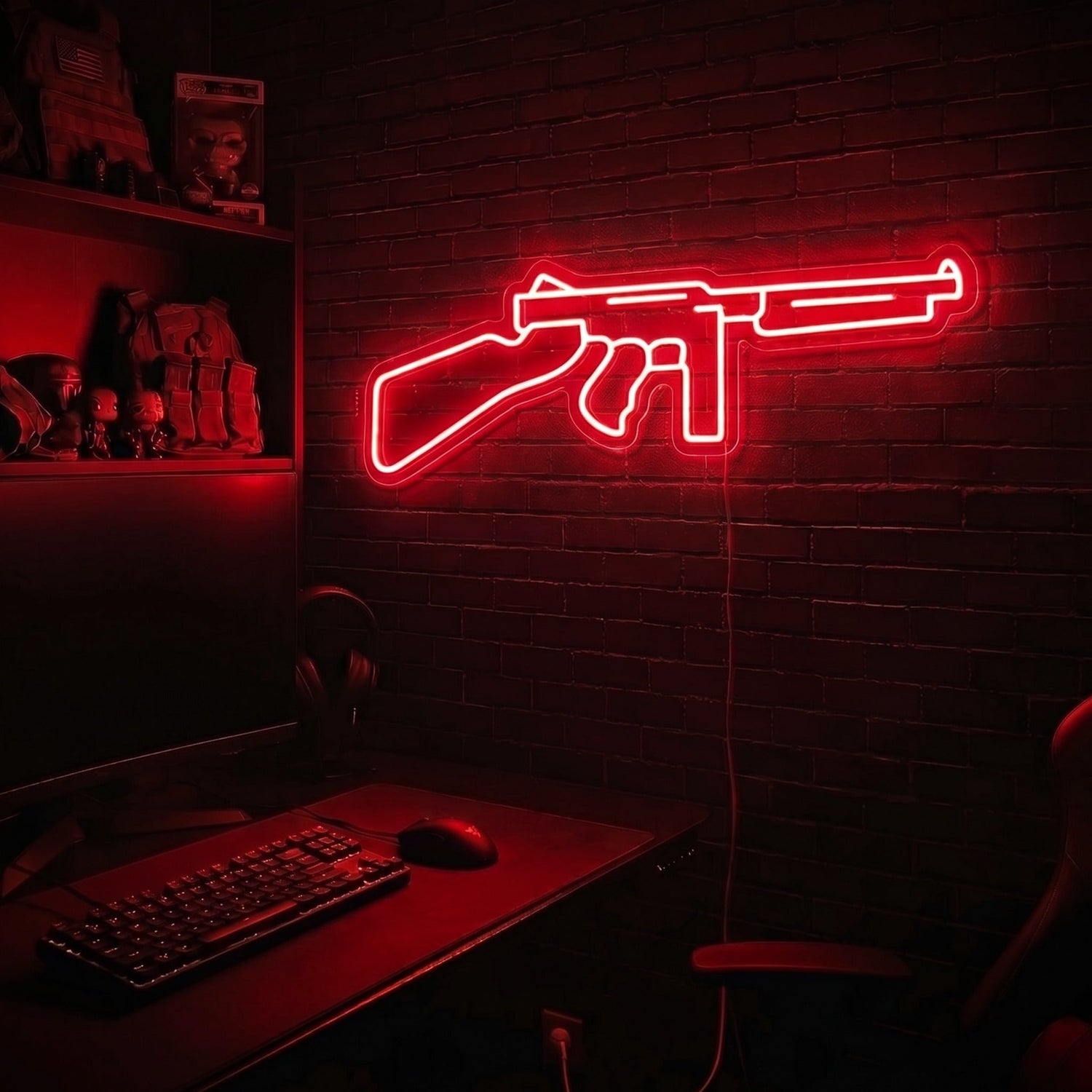 Tommy Gun - Premium LED Neon Sign